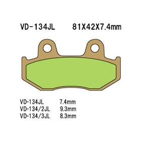 Orve-ah465745-lx Vesrah Sintered Metal Brake Pads Front Honda Xr600r 1985-1987