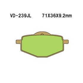 Orve-ah466049-lx Vesrah Sintered Metal Brake Pads Rear Yamaha Yz125 1988