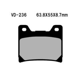 Stse-ve213356-56 Vesrah Semi-metallic Brake Pads Rear Yamaha Fj1200 1986-1992