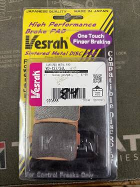 Vd-127 Vesrah Vd-127/2jl - Sintered Metal Brake Pads