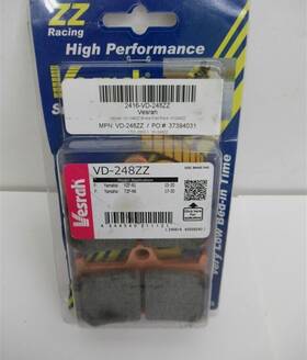 Vd-248zz Vesrah 248zz Brake Pads Sintered Yamaha R1 98-06 15-24 R6 99-20 1 Pair
