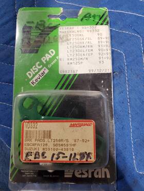 Vd-332 Vesrah - Organic Brake Pads