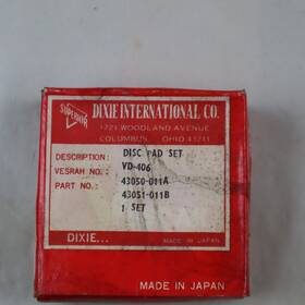 Vesrah Vd-406 Nos Brake Pads Kawasaki Kh400 Kz1000 Ltd 43050-011 43051-011