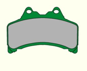 970187 Vesrah Vd-428 Semi-metallic Brake Pads Vd428