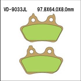 Vd-9033jl Vesrah Sintered Metal Brake Pads 970833