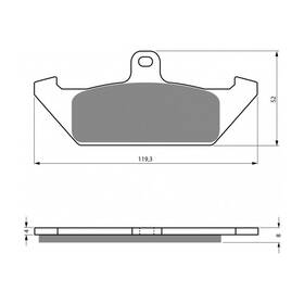 Vd-924 Vesrah Semi-metallic Brake Pads -