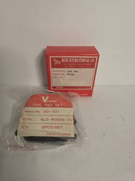 Vd221 Vesrah Yamaha Rd 250 350 1980 Rx50 Disc Brake Pads 2pc