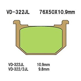 Vd-322-2jl Vesrah Sintered Metal Brake Pads Vd-322/2jl