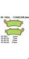 Vt1300cxaa Honda Abs Brake Pads Rear Fury Vesrah Sintered 10-11 Vd-165jl