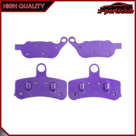 X-partsclub X991305p01 Fits 2008 2009 2010 Harley Dyna Fxd Super Glide F R Carbon Fiber Brake Pads