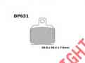 Dp631 Xq125 Rear 2001 Yamaha Dp Pads Brake Standard Maxster