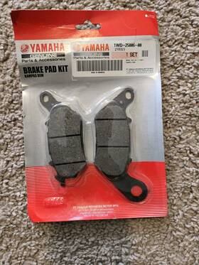 1wd-25806-00 Yamaha R3/mt-03 Rear Brake Pads
