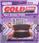 248s33f Yamaha Racing Pads Front Yz- 2008-14 Goldfren Brake Sintered