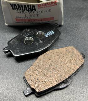 34x-w0046-00 Yamaha Oem Brake Pad Set Tt600 Tt225 Ysr50 Xt600 Rt180 Yt250