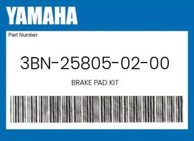 3bn-25805-02-00 Yamaha 2002 Ttr225 Front Brake Pads