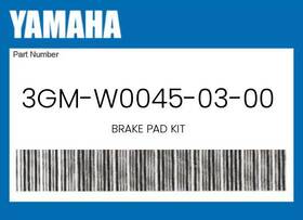 3gm-w0045-03-00 Yamaha Genuine Brake Pad Kit -