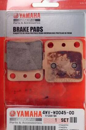 4wv-w0045-00-00 Yamaha New Genuine Oem Atv Brake Pad Set Lot D1-4