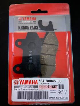 5b4-w0045-00-00 Yamaha Genuine Brake Pad Kit Oem
