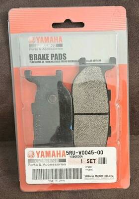 5ru-w0045-00 Yamaha Genuine Part Brake Pads Oem New Old Stock Original Package