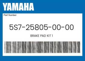 5s7-25805-00-00 Yamaha Genuine Brake Pad Kit 1 -