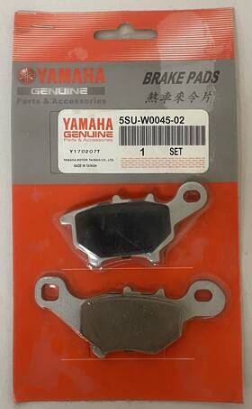 5su-w0045-02-00 Yamaha 2012-2019 Yw50f Zuma 50f Oem Front Brake Pad Set #5su-w0045-02-00 #s683