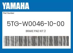5tg-w0046-10-00 Yamaha Genuine Brake Pad Kit 2 -