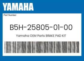 B5h-25805-01-00 Yamaha Genuine Brake Pad Kit -