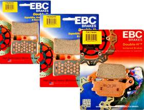 Fa174 Yamaha Fa252 3sets Ebc Front/rear Brake Pads Fz6 R6 Fz07 Mt07 -