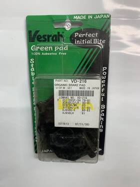 Sd216 Yamaha Versah Semi Metallic Brake Pads Xv Xj Xs See Fitment In Description