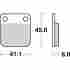 536si Yfz350 Sbs Si Sinter Brake Pads Front Fits Yamaha Banshee 1990-2006