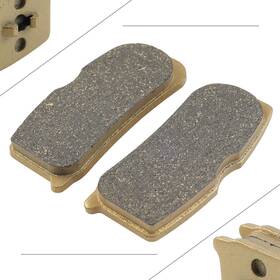Yusen233 310003599488 2pcs Front Brake Pads Fit For Can Am Spyder Rs Se5 Sm5 08-09 Rt 10-12 Usa