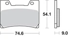 Sbs Ceramic Brake Pads 645HF. Fixed Price $37.95.
