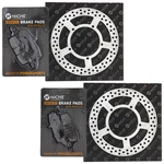 Niche Front Brake Rotor Pad Kit For Kawasaki 43082-1237 43082-0050 Semi Metallic. Fixed Price $91.95.