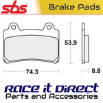 Sbs 613HS Brake Pads Sinter. Fixed Price $36.23.
