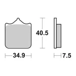 Set 4 Front Racing Brake Pads Sbs 762DS-1. Fixed Price $406.81.