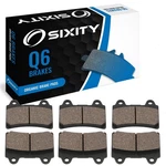 Front + Rear Organic Brake Pads 1997-2001 Yamaha XVZ1300CT Royal Star Tour Hs. Fixed Price $18.84.