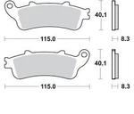Braking Brake Pads #813SM1 Fits Honda/kawasaki. Fixed Price $38.22.