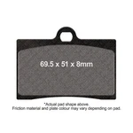 Ebc Extreme Pro Hh Brake Pad Set Front Left For Moto Guzzi 1000 Daytona 1992-95. Fixed Price $56.07.