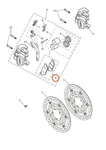 Triumph T2022729 - Genuine Oem Front Brake Pad Set. Fixed Price $47.00.