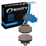Rear Organic Brake Pads 2008 Vespa GT200 Set Full Kit Grimeca Caliper Bj. Fixed Price $13.47.