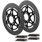 Niche Front Brake Rotor Pad Kit For Ducati 61340301A 49240751A Semi Metallic. Fixed Price $144.95.
