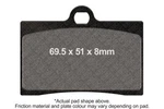EPFA95HH Ebc Extreme Pro Brake Pad Set. Fixed Price $59.92.