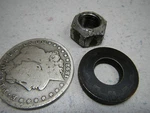 86 Cushman Haulster Truckster Parking Brake Disc Yoke Mounting Nut & Washer. Fixed Price $18.74.