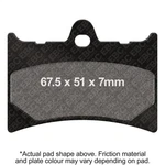 Ebc Motorcycle Brakes FA126 Organic Series Pads Fits 125 Mx 250 Rs. Fixed Price $45.43.