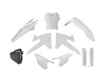 Triumph Tf 250-X 2024 2025 450-RC White Rtech Plastic Kit. Fixed Price $167.84.
