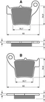Goldfren 176-S33, FA346, VD168, SBS777, FDB2139, DP921 Disc Pads (pair). Fixed Price $18.73.