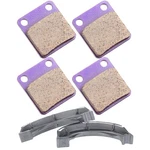Front Rear Brake Pads And Shoes For 2002-2007 Suzuki Eiger 400 Carbon Fiber. Fixed Price $17.09.