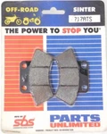 Nos Sbs Rear Brake Pads Sinter For Polaris Atv's Part 1721-0347 / 717ATS New. Fixed Price $20.42.