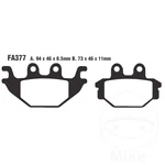 Ebc Brake Pad Semi-sinterer Rear FA377V Indian Scout 1130 Abs 2015-2016. Fixed Price $36.23.