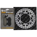 Niche Brake Rotor Pad Kit For Yamaha 1S3-W0045-10-00 Front Left Semi Metallic. Fixed Price $38.51.